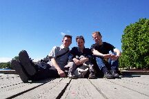 Dort war ich mit Anja und Andreas.