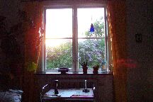 malerischer, romantischer Blick aus meiner neuen Wohnung